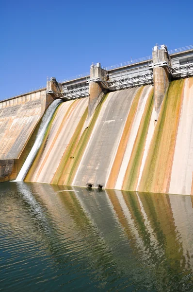 stock image Dam over Ebro river, Basque country (Spain)