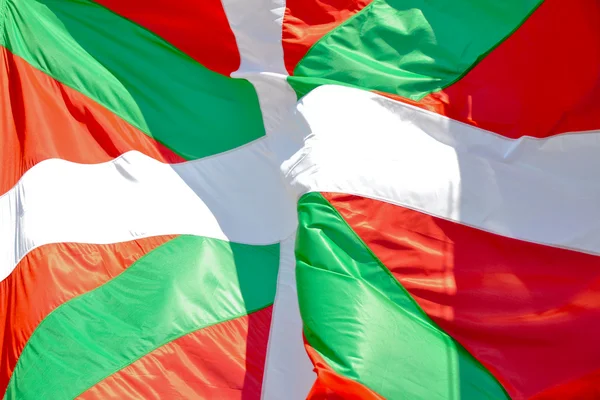 Ikurrina, Basque Country flag — Stock Photo, Image