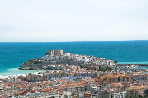 Vista panoramica della Peascar iscola, Spagna — Foto Stock