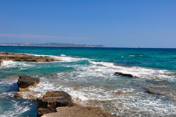 Ibiza kıyı (İspanya) — Stok fotoğraf