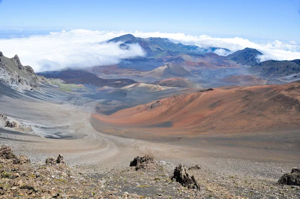 Kraterze Haleakala - maui na Hawajach — Zdjęcie stockowe