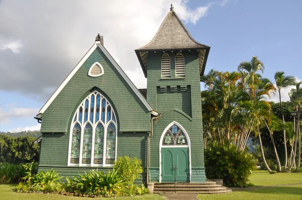 Waioli misji Kościoła, (Hawaje kauai) — Zdjęcie stockowe