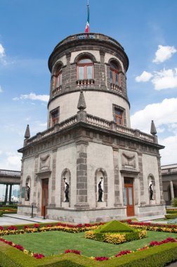 Chapultepec castle, Mexico city clipart