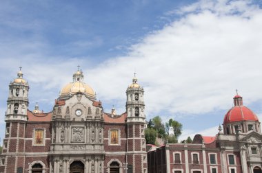 Our Lady of Guadalupe sanctuary in Mexico city clipart