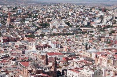 Zacatecas, colorful town in Mexico clipart