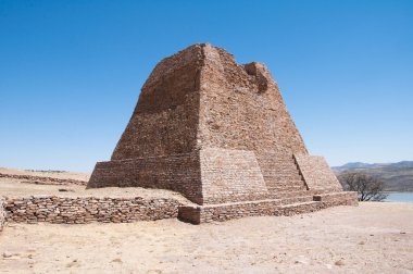 Votiva pyramid, Archaeological site of La Quemada (Mexico) clipart