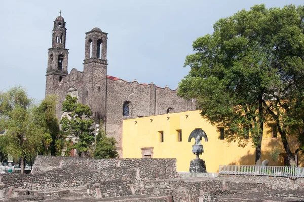 Drie cultuur plein, mexico-stad — Stockfoto