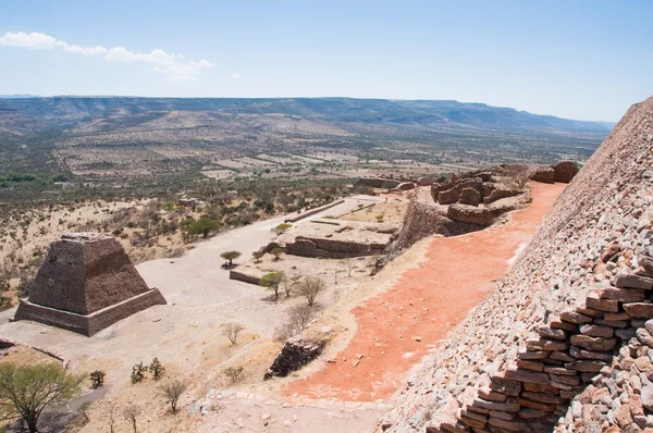 Wykopaliska archeologiczne w la quemada, zacatecas, Meksyk — Zdjęcie stockowe