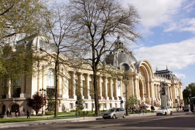 Facades of Paris. Famous Grand Palais (Big Palace) clipart