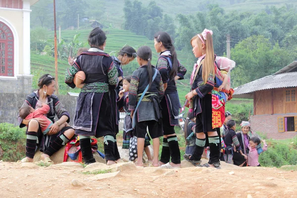 Rubio negro hmong chica —  Fotos de Stock