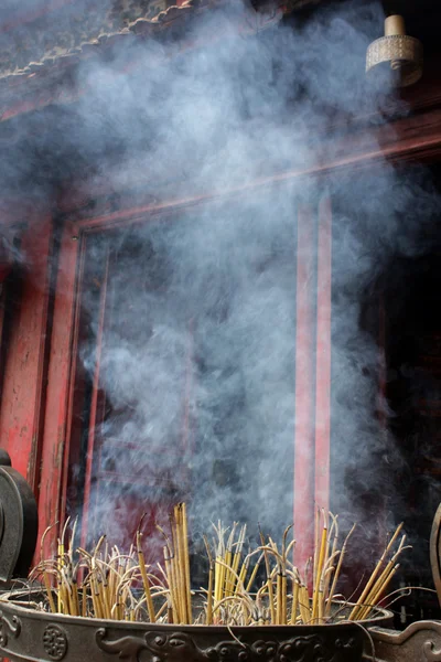 stock image Incense furnace with smoking stick