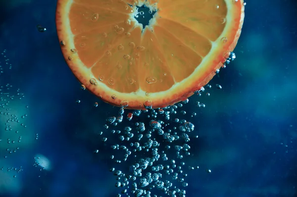 Orange in vesicles — Stock Photo, Image