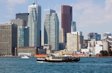 CN Kulesi. Toronto ontario Gölü manzarası