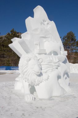 Snow sculpture clipart