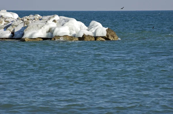 Lód w brzegu — Zdjęcie stockowe