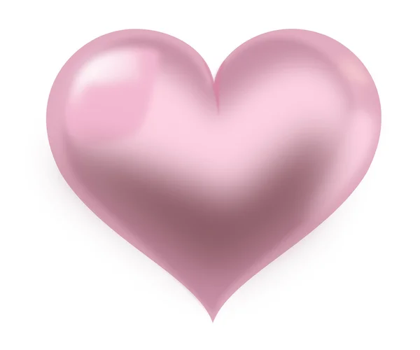 Ροζ καρδιά — Διανυσματικό Αρχείο