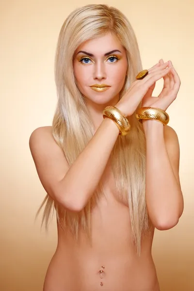 Beleza dourada — Fotografia de Stock