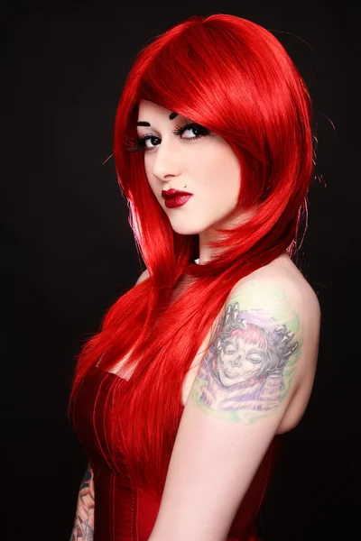 붉은 머리 — 스톡 사진