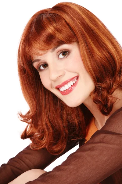 Smiling redhead — Stock Photo, Image