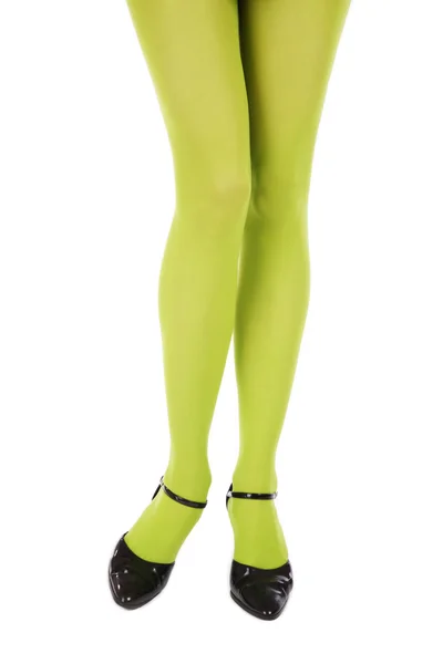 Green pantyhose — Stock Photo, Image