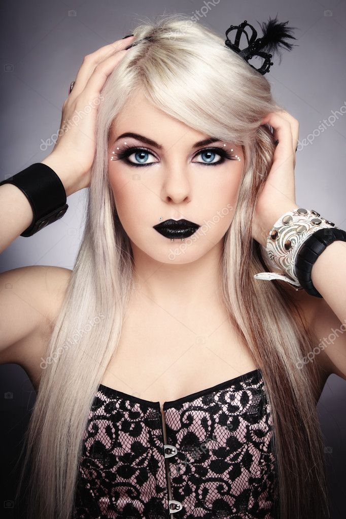 Gothic princess Stock Photo by