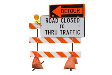 Road Closed clipart