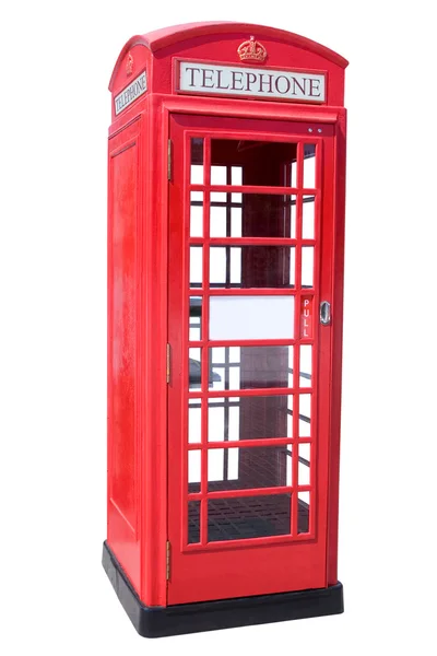 Red Phone Booth — Stock Photo, Image