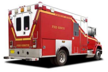 Ambulance Fire Rescue Truck clipart
