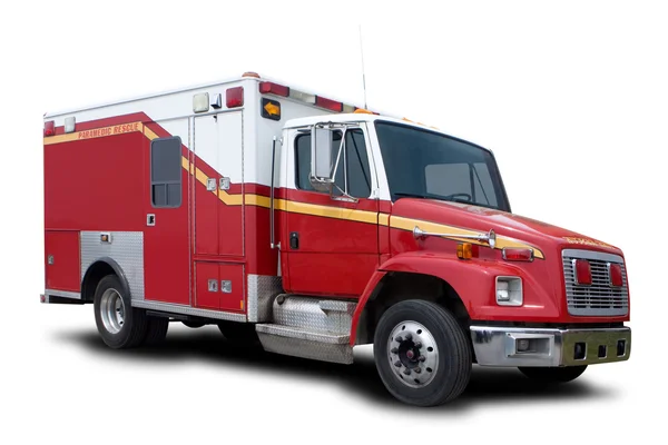 Ambulans itfaiye kurtarma aracı — Stok fotoğraf