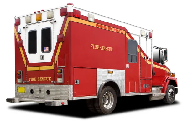 Ambulance brand reddingsvoertuig — Stockfoto