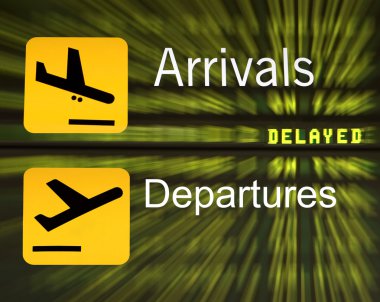 Arrivals Departures clipart