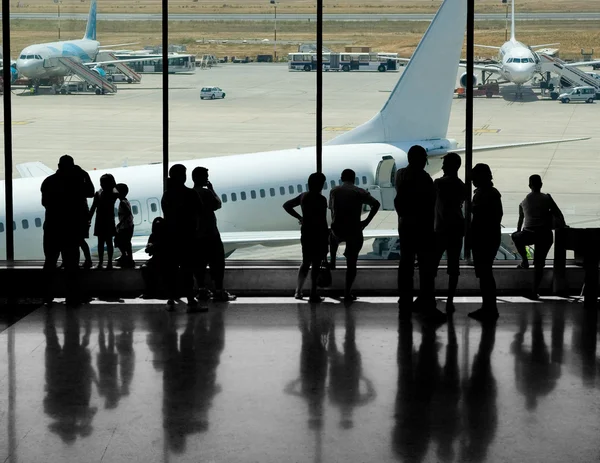 Aeroporto in attesa — Foto Stock