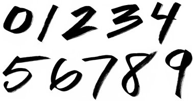 Marker Numbers clipart
