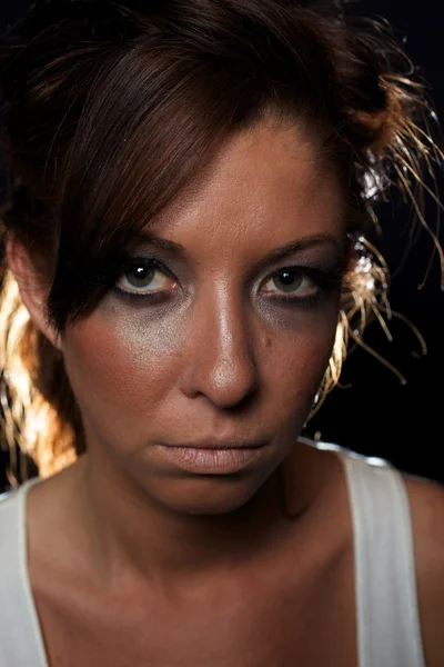 stock image Distressed Woman Portrait