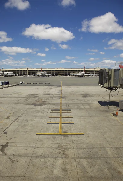 Stock image Empty Airplane Terminal Daytime