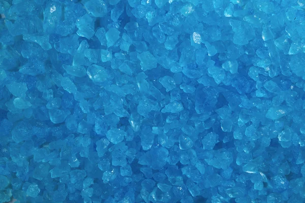 蓝色水晶岩石背景 — 图库照片