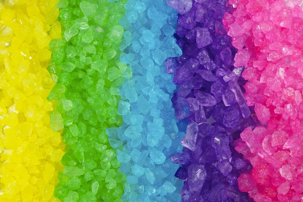 多彩色水晶岩彩虹背景 — 图库照片