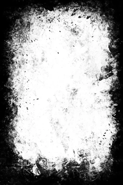 Black Abstract Grunge Frame — Stock Photo, Image