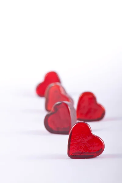 stock image Five Glass Hearts