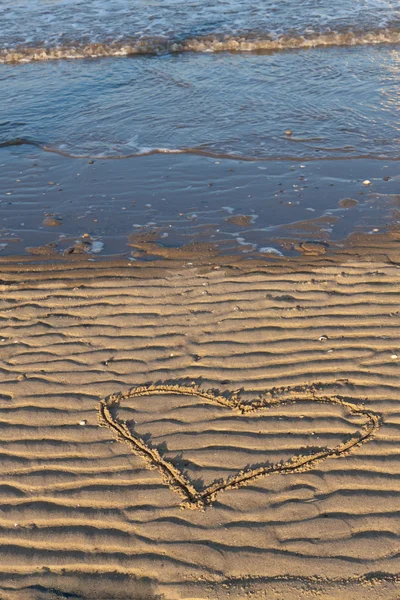 stock image Heart in the Sand