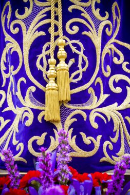 Procession of the christ of medinaceli,details clipart