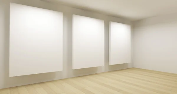 Sala medica, arte 3d con spazio vuoto — Foto Stock