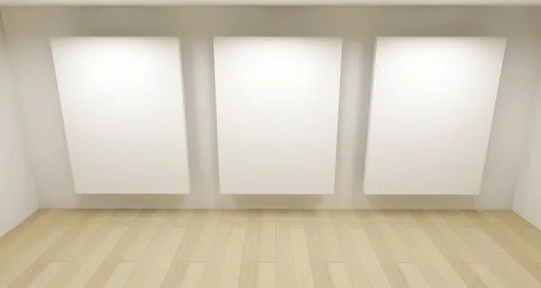 Sala médica, arte 3d com espaço vazio — Fotografia de Stock
