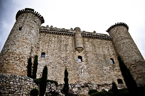 Torijas slott i Spanien, försvarstorn — Stockfoto