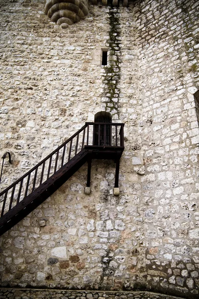 Castelo de Torijas em Espanha, escadas — Fotografia de Stock