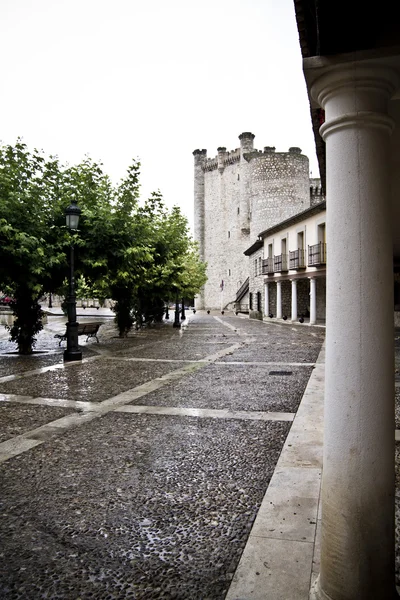 Mittelalterliche stadt, alte architektur in torija spanien — Stockfoto