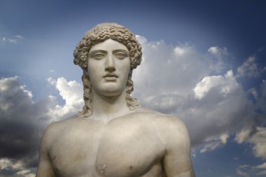 Roman God of the beauty, classic art clipart