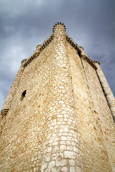 Slottet i Spanien, medeltida byggnad. Stockfoto