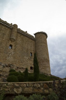 torija kale İspanya, savunma kulesi. Orta Çağ yapı