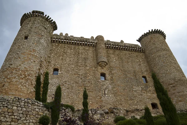 Zamek torija w Hiszpanii, średniowieczny budynek — Zdjęcie stockowe